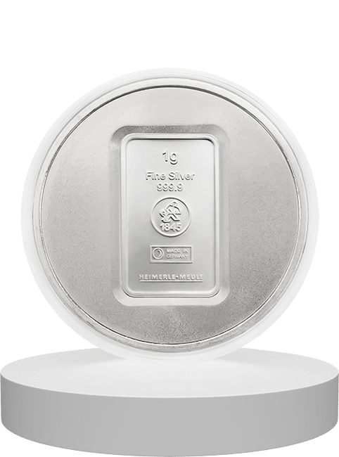 1 Gramm Silberbarren
