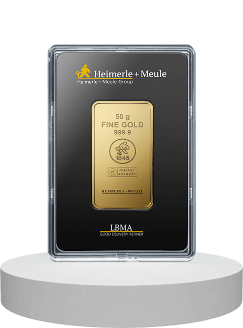 50 Gramm Goldbarren (Geprägt)